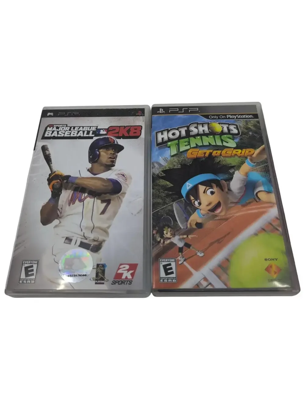 Sony PSP Sports Game Lot Major League Baseball 2K8 Hot Shots Tennis Scrabble